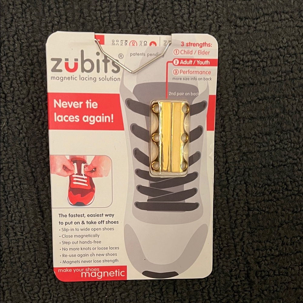 Zubits Gold Magnetic Shoe Closures